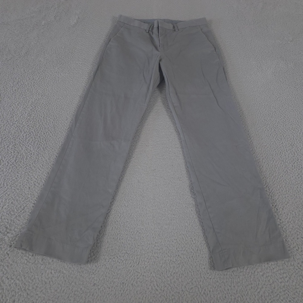 Express Pants Mens 31x30 Gray Producer Straight Leg Cotton Stretch Chino Trouser